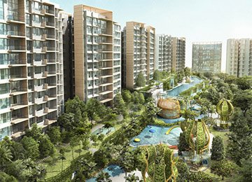 The Glades - кондоминимум с зеленой территорией в Сингапуре